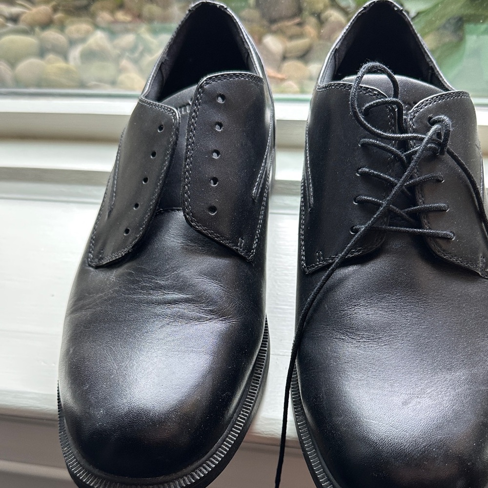 ECCO Helsinki Classic Black Leather Men's Shoes new in box EU 47 or US 13 - 13.5